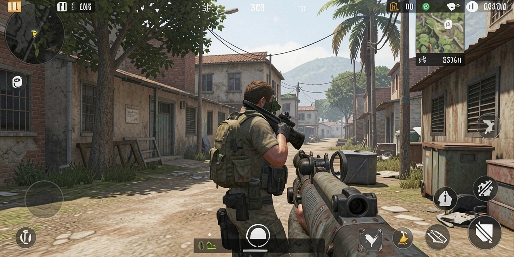 Screenshot menunjukkan fitur multiplayer yang seru.