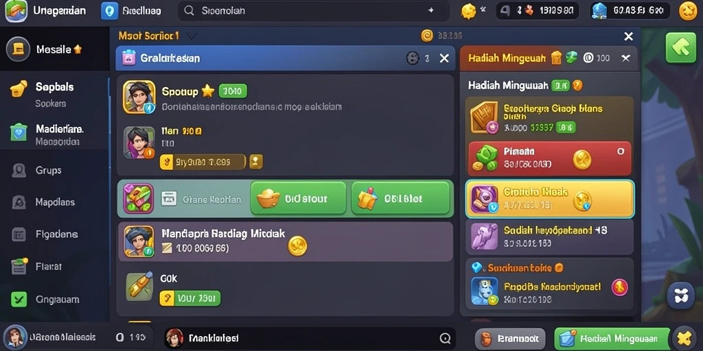 Grafis yang memukau saat pertempuran udara.